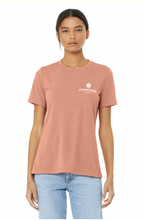 Load image into Gallery viewer, Real Talk Relaxed SS Tee in Sunset Htr