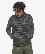 Load image into Gallery viewer, CrossCreek x Patagonia Men's Nano Puff Vest in Dark Grey