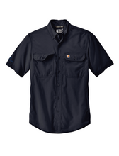 Load image into Gallery viewer, CrossCreek x Carhartt Force® SS Woven Shirt in Navy
