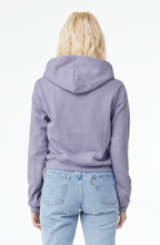 Load image into Gallery viewer, Straight Talk Womens Mid-Length PO Hoodie in Dark Lavender