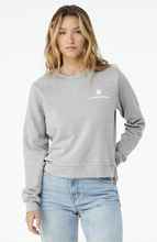 Load image into Gallery viewer, Rocksteady Womens Crew Mid-Length Sweatshirt in Grey Htr