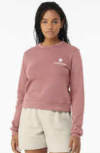 Load image into Gallery viewer, Rocksteady Womens Crew Mid-Length Sweatshirt in Mauve