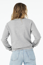 Load image into Gallery viewer, Rocksteady Womens Crew Mid-Length Sweatshirt in Grey Htr