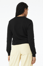 Load image into Gallery viewer, Rocksteady Womens Crew Mid-Length Sweatshirt in Black