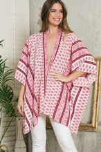 Load image into Gallery viewer, Meridian Open Cardigan in Red