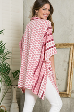 Load image into Gallery viewer, Meridian Open Cardigan in Red