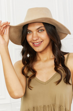 Load image into Gallery viewer, Promises Sueded Fedora Hat
