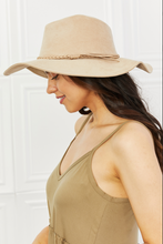 Load image into Gallery viewer, Promises Sueded Fedora Hat
