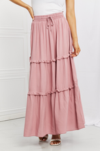 Load image into Gallery viewer, Emma Ruffled Maxi Skirt in Light Mauve