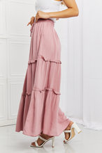 Load image into Gallery viewer, Emma Ruffled Maxi Skirt in Light Mauve