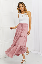 Load image into Gallery viewer, Emma Ruffled Maxi Skirt in Light Mauve