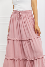 Load image into Gallery viewer, Emma Ruffled Maxi Skirt in Light Mauve
