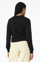 Load image into Gallery viewer, Rocksteady Womens Crew Mid-Length Sweatshirt in Black
