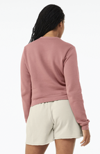 Load image into Gallery viewer, Rocksteady Womens Crew Mid-Length Sweatshirt in Mauve

