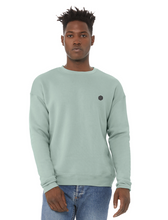 Load image into Gallery viewer, In The Know Unisex Crew Sweatshirt in Dusty Blue
