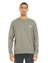 Load image into Gallery viewer, In The Know Unisex Crew Sweatshirt in Stone Htr
