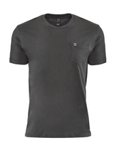 Load image into Gallery viewer, In The Know Unisex Pocket Tee in Graphite
