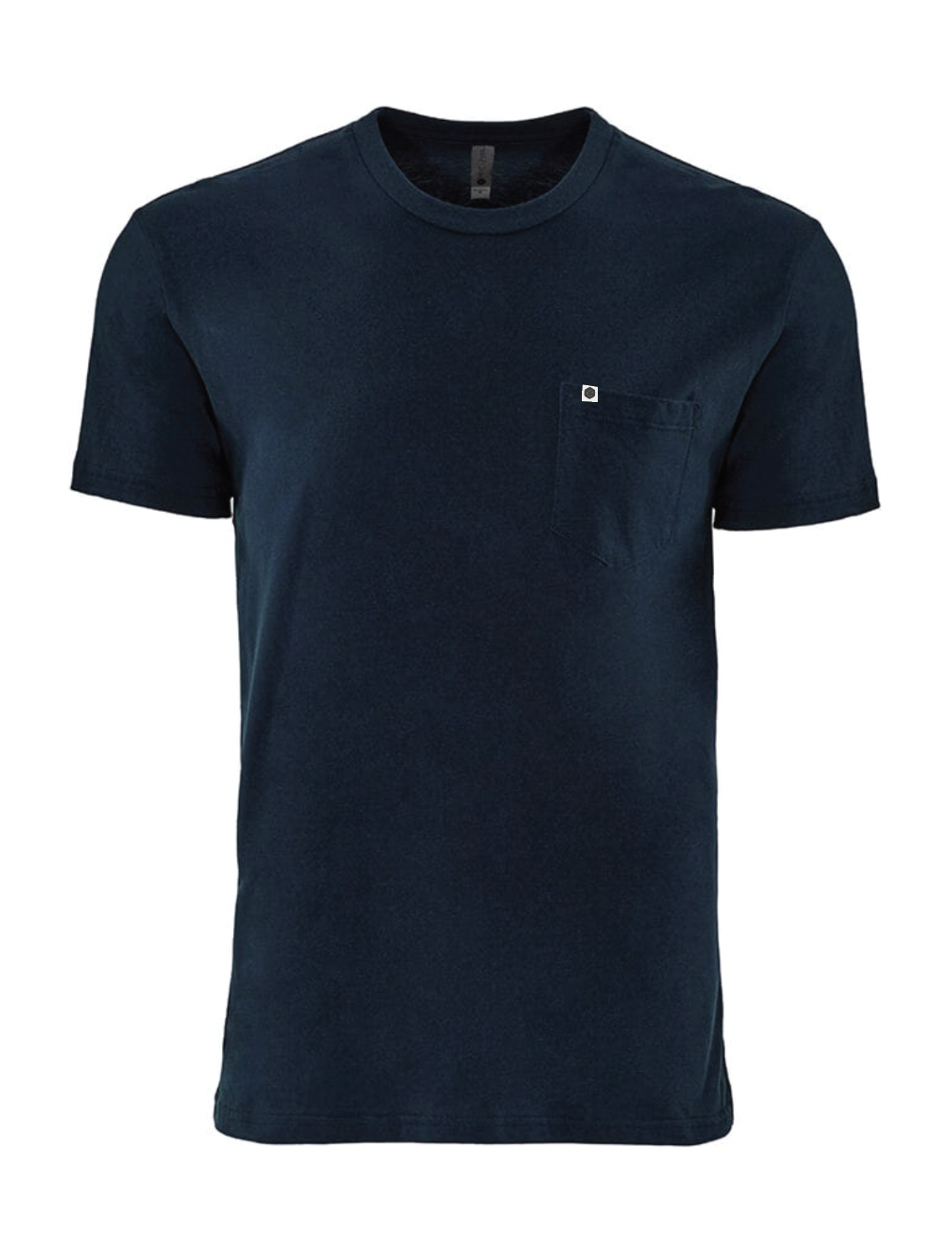 In The Know Unisex Pocket Tee in Navy